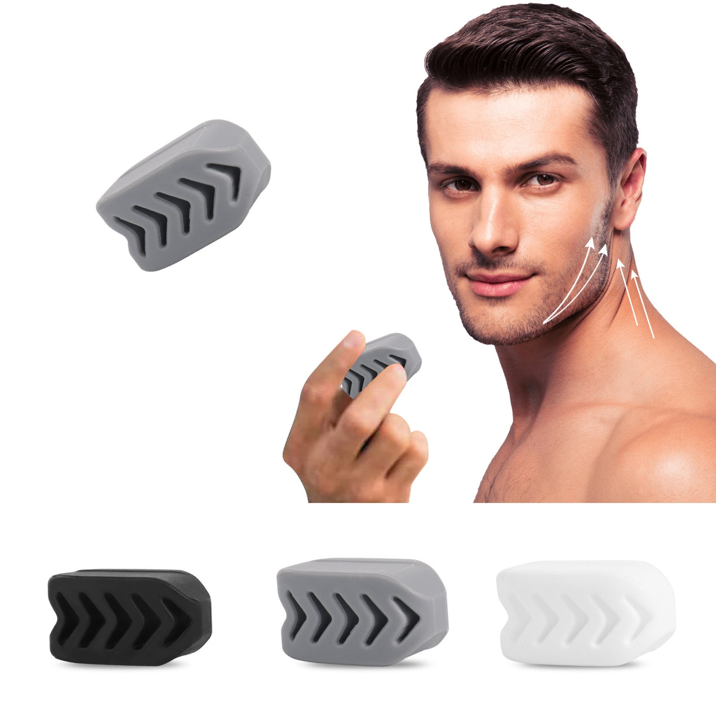 Jaw Exerciser Ball Detachable Jaw Trainer Face Facial Muscle Trainer Jaw Chew Ball Training