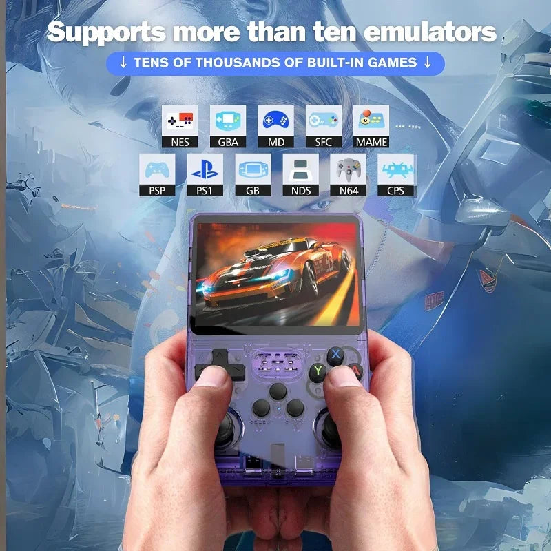๐ฎ R36S Retro Handheld Gaming Console โ 3.5" Screen, ARKOS System, Portable Classic Emulator