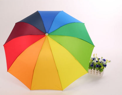 Rainbow Festival Umbrella - Rain or Sun