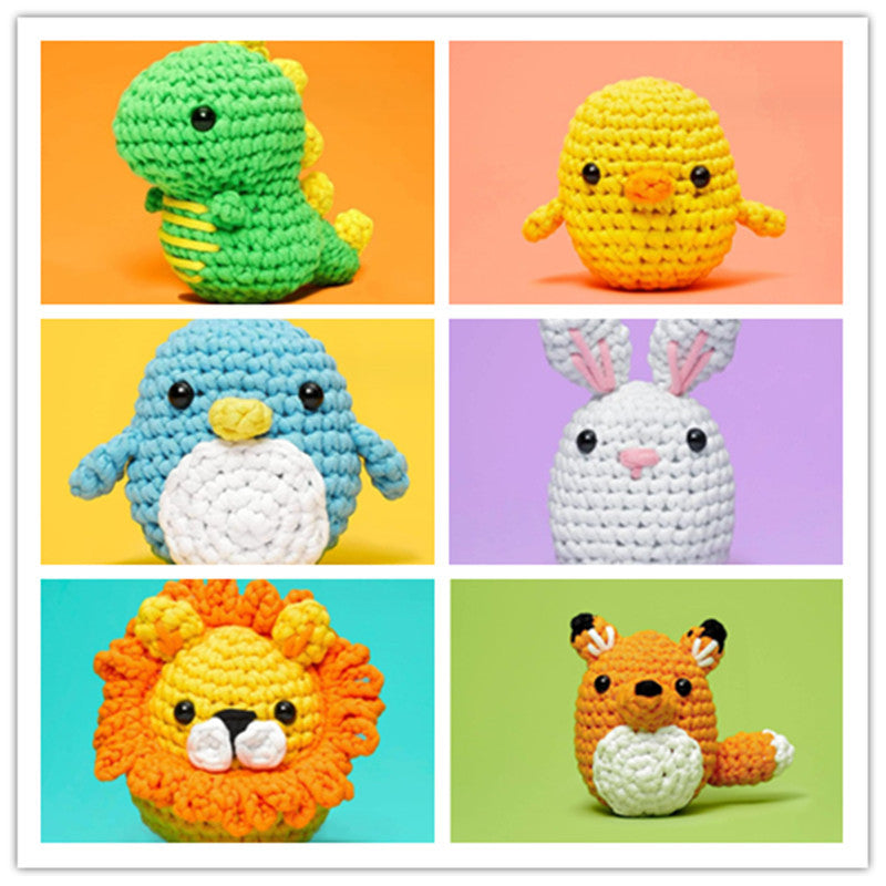 Cute Animal Crochet Kit - Easy for Beginners