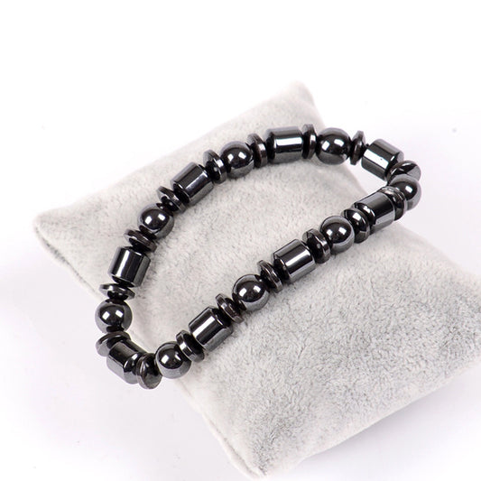 Weight Loss Black Stone Magnetic Therapy Bracelet - Stylish