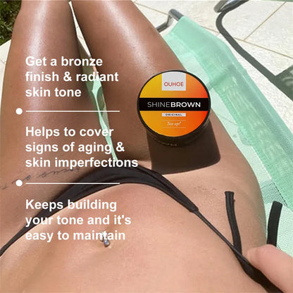 Intensive Tanning Luxe Gel Body Tanning Cream After Sun Repair Combination Aloe Vera Gel Wheat Complexion Beach Bronzer Summer