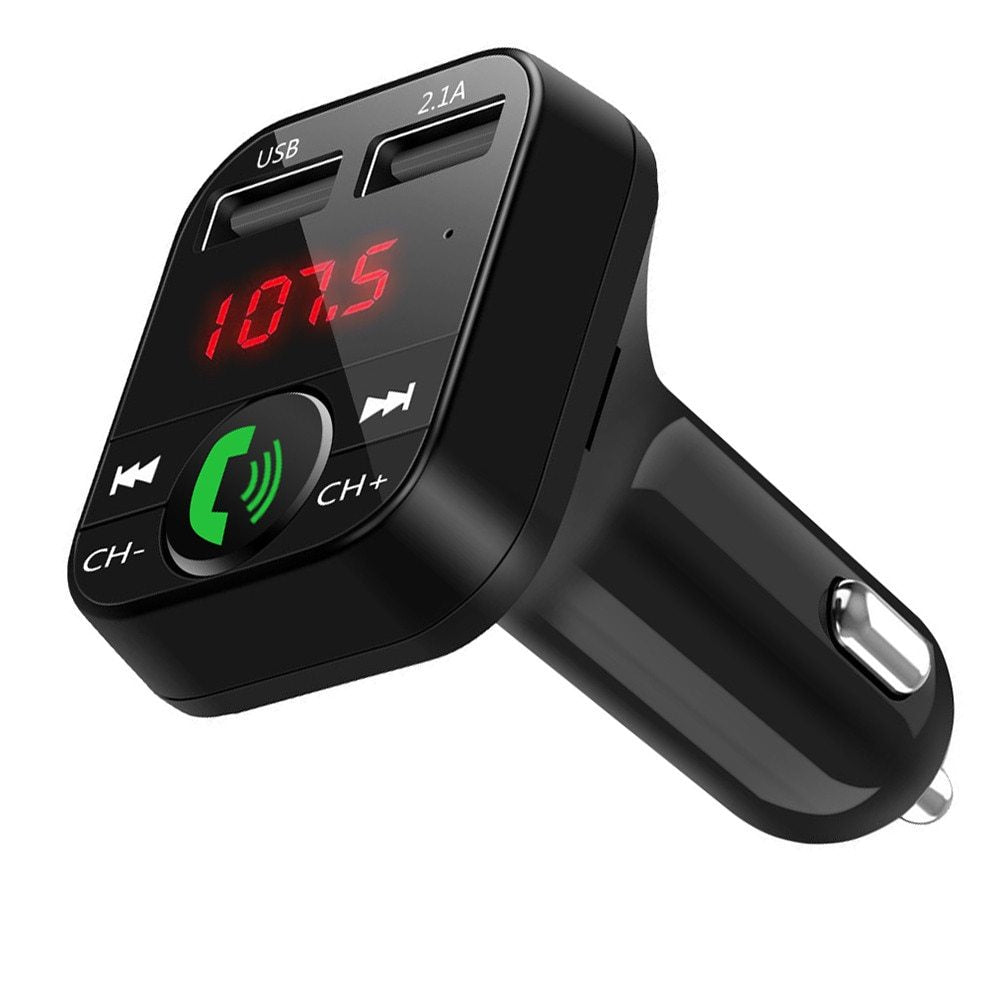 FM Transmitter Car Charger Receiver - Wireless Audio