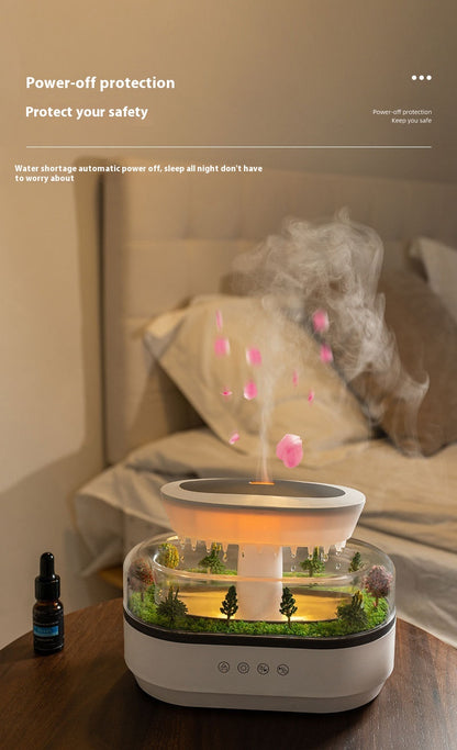 Micro Landscape Aroma Diffuser - Essential Oil Diffuser, LED, Music, Relaxing