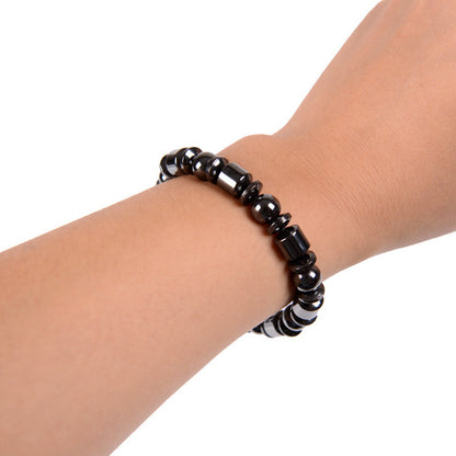 Weight Loss Black Stone Magnetic Therapy Bracelet - Stylish