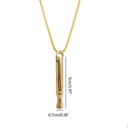 Breathing Exercises Choker Necklace Anxiety Relief Clavicle Chain Jewelry Gift Dropshipping