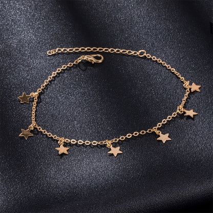 Star Charm Fashion Anklet – Elegant & Trendy Jewellery for Any Occasion