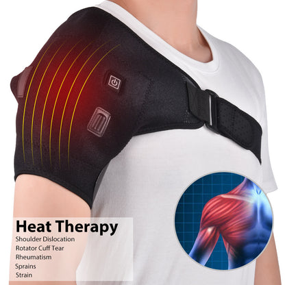 Heat Therapy Adjustable Shoulder Heating Pad - Frozen Shoulder - Bursitis - Tendinitis - Shoulder Brace Tool