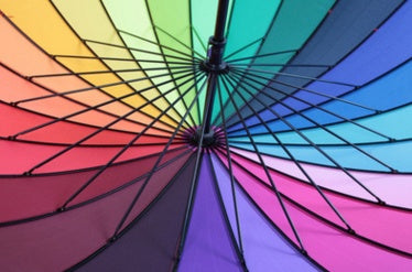 Rainbow Festival Umbrella - Rain or Sun