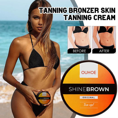 Intensive Tanning Luxe Gel Body Tanning Cream After Sun Repair Combination Aloe Vera Gel Wheat Complexion Beach Bronzer Summer