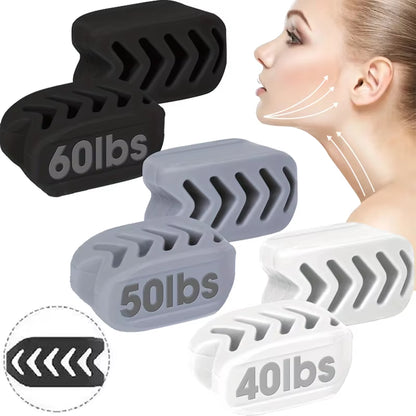 Silicone Jaw Exerciser Ball Detachable Jaw Trainer Face Facial Muscle Trainer Jaw Chew Ball Training