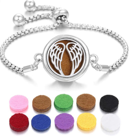 Aromatherapy Bracelet Perfume Essential Oil Diffuser Locket Bracelet Charms