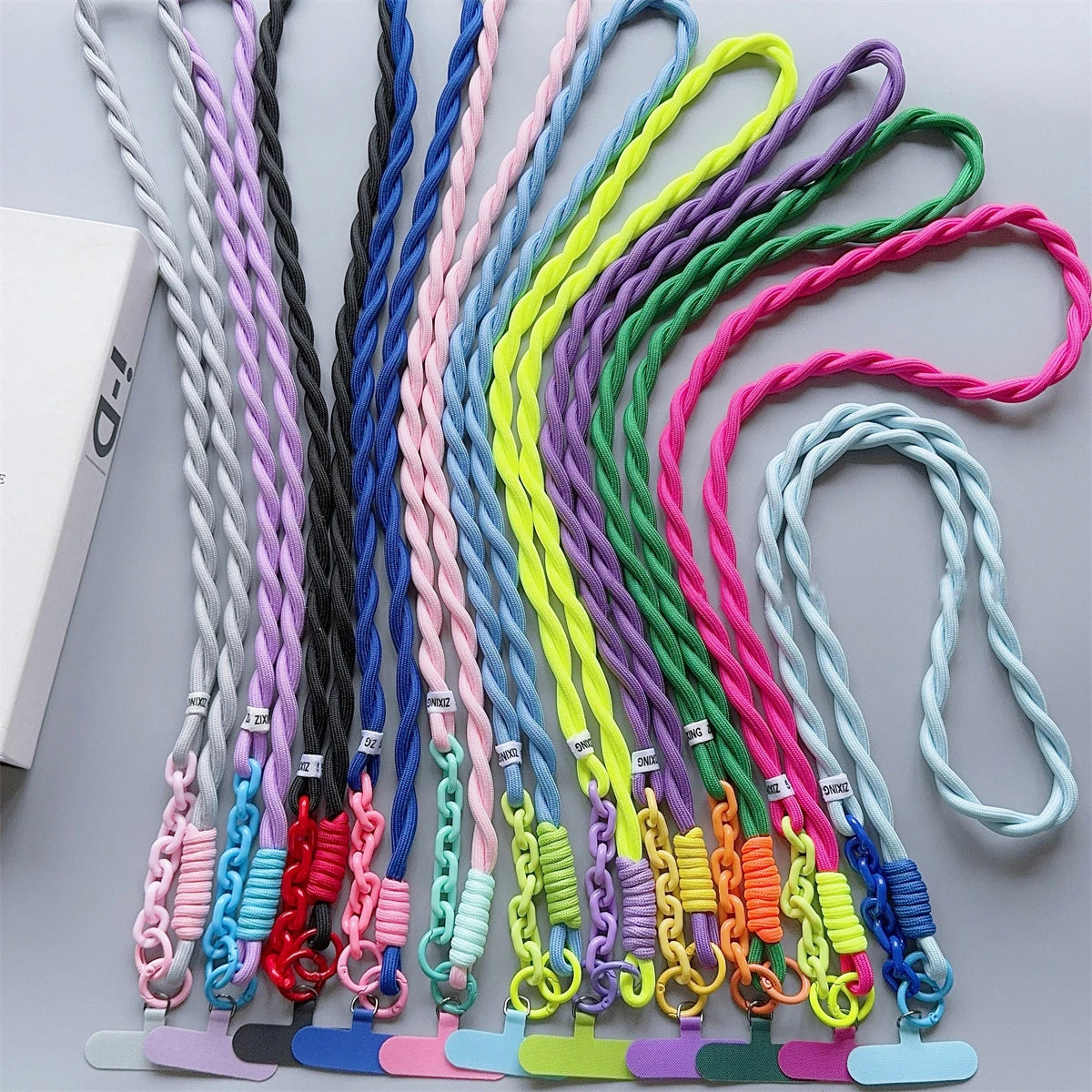 Colourful Universal Phone Lanyard – Anti-Lost Wrist & Shoulder Strap for All Phone Cases 📱🎨
