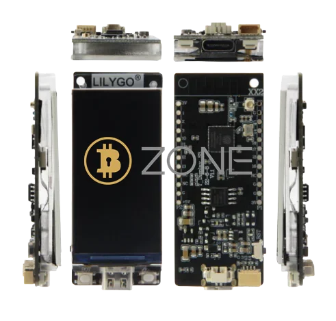Bitcoin Nerd Miner V2.0 T-Display-S3 BTC Crypto Solo Lottery Nerdminer LCD Display with Shell