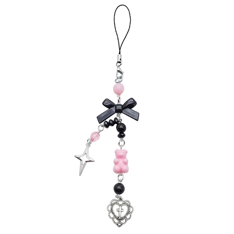 Goth Y2K Phone Charm Pendant Kawaii-Key Chain for Phone Accessory