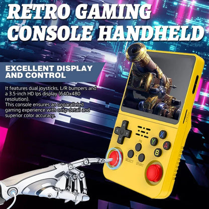 🎮 R36S Retro Handheld Gaming Console – 3.5" Screen, ARKOS System, Portable Classic Emulator