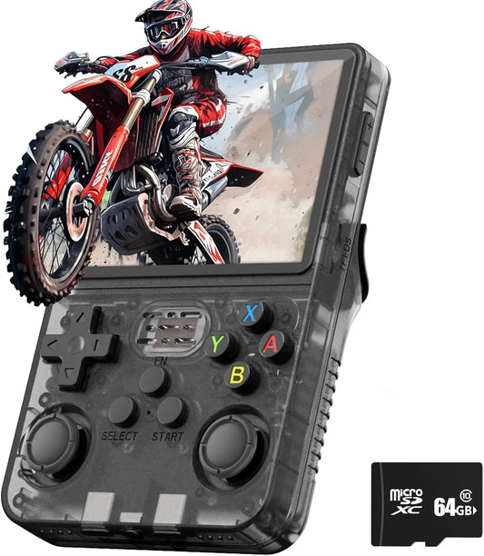 🎮 R36S Retro Handheld Gaming Console – 3.5" Screen, ARKOS System, Portable Classic Emulator