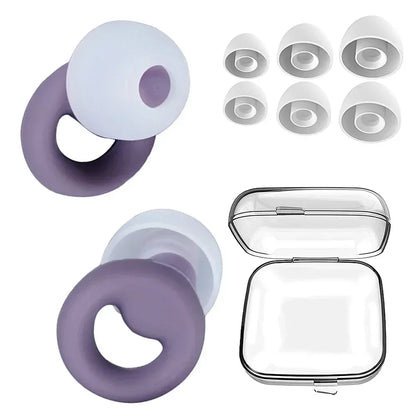 Loop-Like Quiet Ear Plugs – Comfortable & Reusable Noise Reduction Solution 🎧