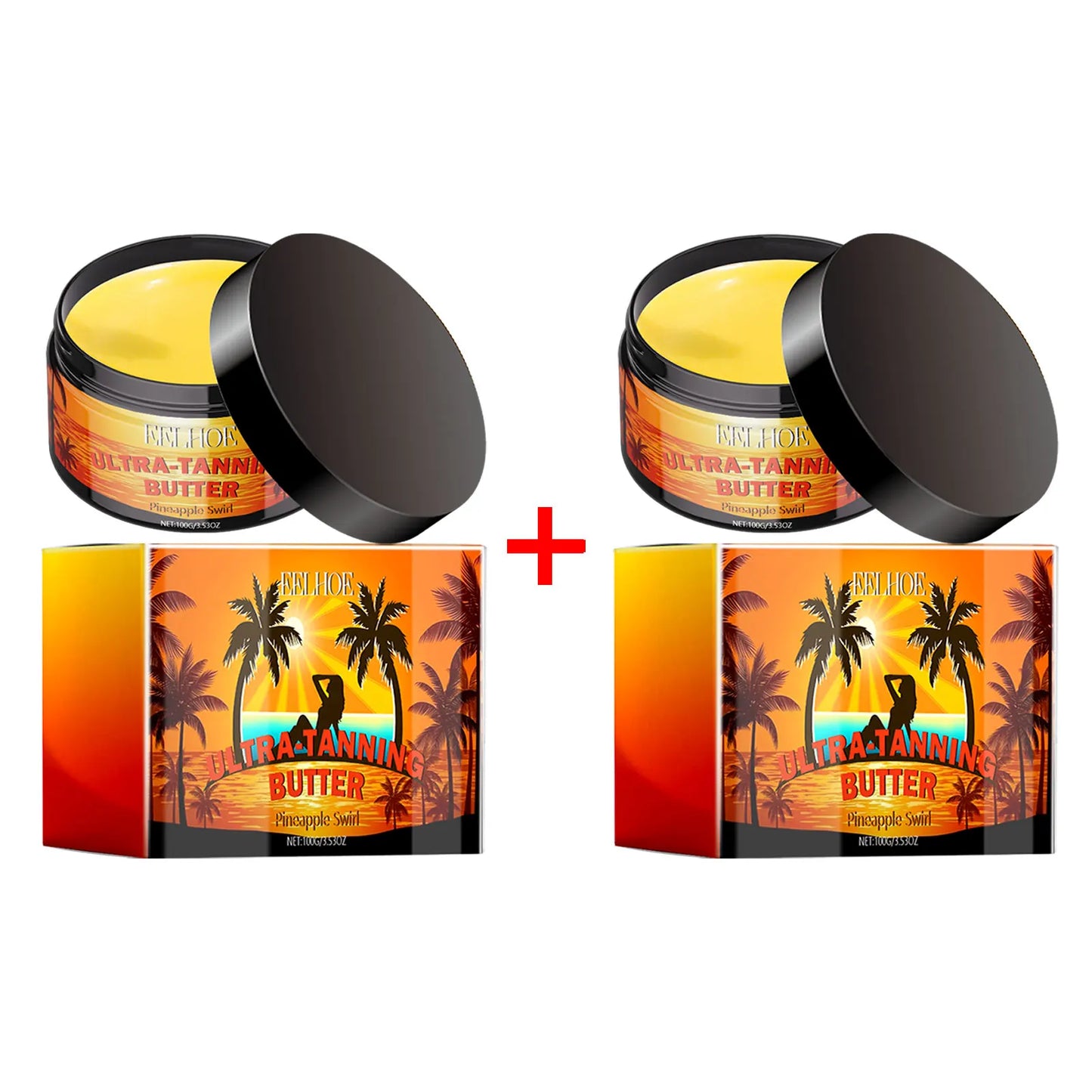 Coconut Oil Skin Tanning Gel Long Lasting Nourishing Absorbing Sunlight for Bronze Self Tan - 100g Gels