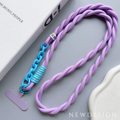Colourful Universal Phone Lanyard – Anti-Lost Wrist & Shoulder Strap for All Phone Cases 📱🎨