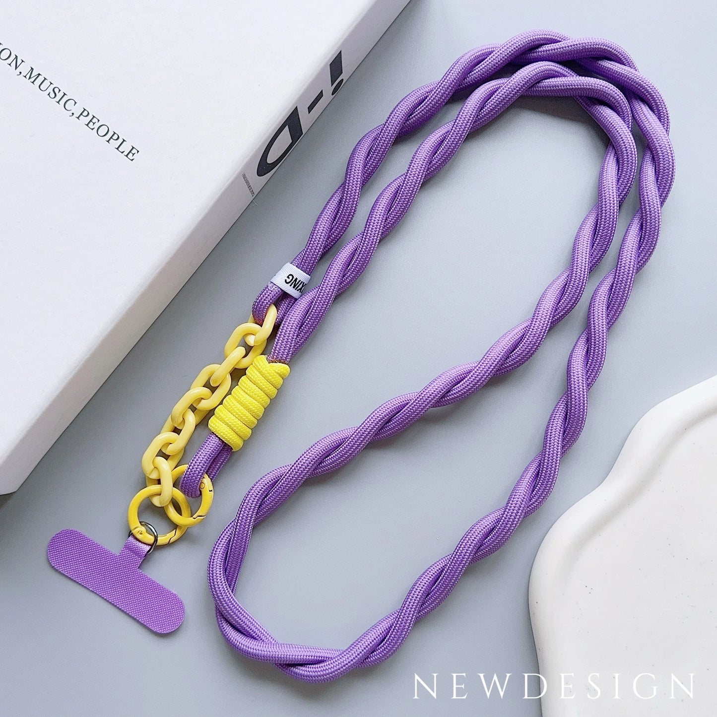 Colourful Universal Phone Lanyard – Anti-Lost Wrist & Shoulder Strap for All Phone Cases 📱🎨