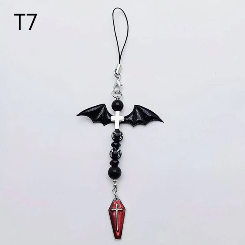 Goth Y2K Phone Charm Pendant Kawaii-Key Chain for Phone Accessory