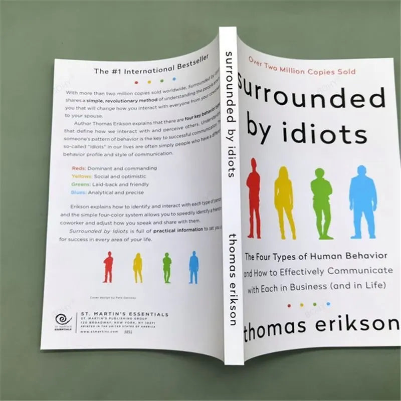 Surrounded by Idiots the Four Types of Human Behavior by Thomas Erikson English Book Bestseller Novel