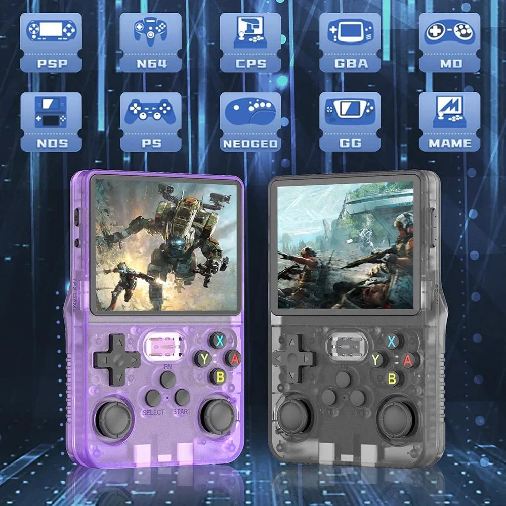 🎮 R36S Retro Handheld Gaming Console – 3.5" Screen, ARKOS System, Portable Classic Emulator