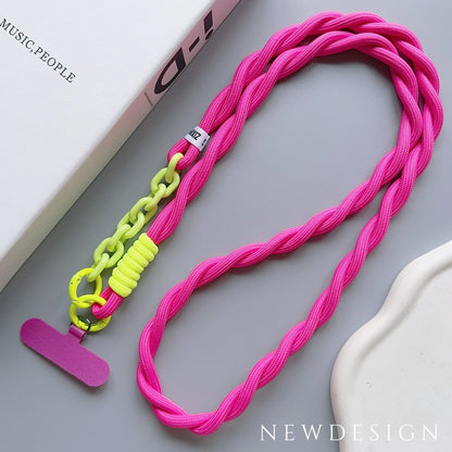 Colourful Universal Phone Lanyard – Anti-Lost Wrist & Shoulder Strap for All Phone Cases 📱🎨