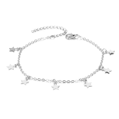 Star Charm Fashion Anklet – Elegant & Trendy Jewellery for Any Occasion