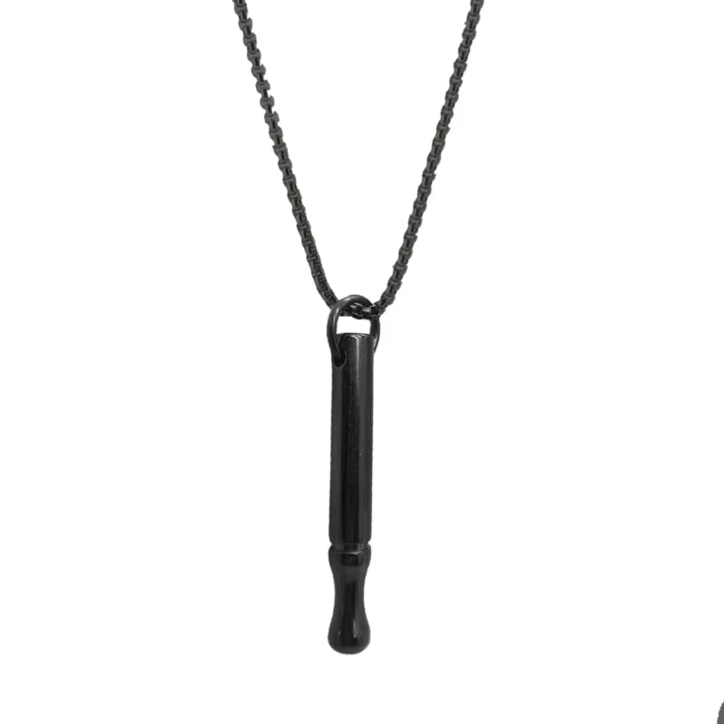 Breathing Exercises Choker Necklace Anxiety Relief Clavicle Chain Jewelry Gift Dropshipping