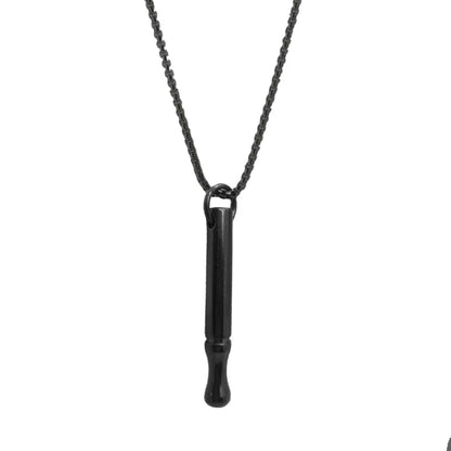 Breathing Exercises Choker Necklace Anxiety Relief Clavicle Chain Jewelry Gift Dropshipping
