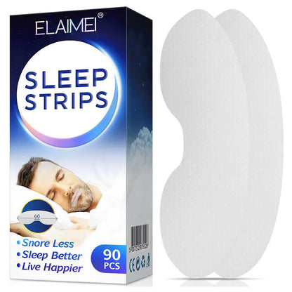 90 Pcs Mouth Tape Sleep Strip for Anti-Snoring Mouth Breathing Tape to Improve Sleep Mouth Stickers for Snoring Lip Patch