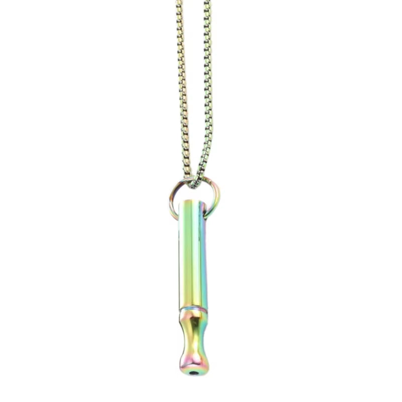 Breathing Exercises Choker Necklace Anxiety Relief Clavicle Chain Jewelry Gift Dropshipping